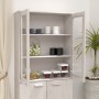 Aparador superior HAMAR madera maciza pino blanco 85x35x100 cm de vidaXL, Aparadores - Ref: Foro24-340505, Precio: 137,40 €, ...