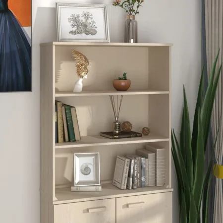 Aparador superior HAMAR pino macizo marrón miel 85x35x100 cm de vidaXL, Aparadores - Ref: Foro24-340508, Precio: 92,24 €, Des...