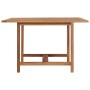 Mesa de comedor de jardín madera maciza de teca 110x110x75 cm de vidaXL, Mesas de jardín - Ref: Foro24-318477, Precio: 172,81...