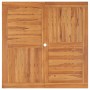Mesa de comedor de jardín madera maciza de teca 110x110x75 cm de vidaXL, Mesas de jardín - Ref: Foro24-318477, Precio: 172,81...