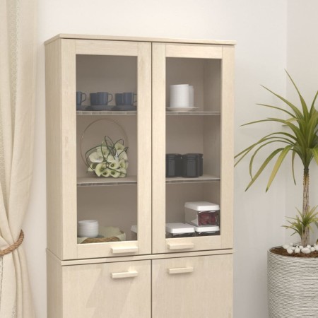 Aparador superior HAMAR pino macizo marrón miel 85x35x100 cm de vidaXL, Aparadores - Ref: Foro24-340504, Precio: 128,67 €, De...