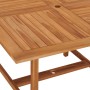 Mesa de comedor de jardín madera maciza de teca 110x110x75 cm de vidaXL, Mesas de jardín - Ref: Foro24-318477, Precio: 172,81...