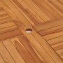 Mesa de comedor de jardín madera maciza de teca 110x110x75 cm de vidaXL, Mesas de jardín - Ref: Foro24-318477, Precio: 172,81...