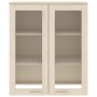 Aparador superior HAMAR pino macizo marrón miel 85x35x100 cm de vidaXL, Aparadores - Ref: Foro24-340504, Precio: 128,67 €, De...