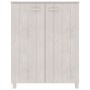 Zapatero HAMAR madera maciza de pino blanca 85x40x108 cm de vidaXL, Zapateros y organizadores de calzado - Ref: Foro24-340517...