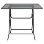 Mesa de jardín malla metálica expandida antracita 80x80x72 cm de vidaXL, Mesas de jardín - Ref: Foro24-317345, Precio: 152,76...