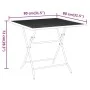 Mesa de jardín malla metálica expandida antracita 80x80x72 cm de vidaXL, Mesas de jardín - Ref: Foro24-317345, Precio: 146,29...
