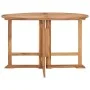 Mesa de comedor de jardín plegable teca maciza Ø110x75 cm de vidaXL, Mesas de jardín - Ref: Foro24-318479, Precio: 268,40 €, ...
