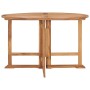 Mesa de comedor de jardín plegable teca maciza Ø110x75 cm de vidaXL, Mesas de jardín - Ref: Foro24-318479, Precio: 296,69 €, ...