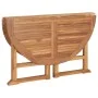 Mesa de comedor de jardín plegable teca maciza Ø110x75 cm de vidaXL, Mesas de jardín - Ref: Foro24-318479, Precio: 268,40 €, ...
