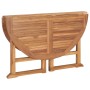 Mesa de comedor de jardín plegable teca maciza Ø110x75 cm de vidaXL, Mesas de jardín - Ref: Foro24-318479, Precio: 296,69 €, ...