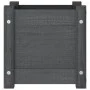 Jardinera de madera maciza de pino gris 31x31x31 cm de vidaXL, Maceteros y jardineras - Ref: Foro24-810526, Precio: 23,24 €, ...