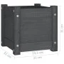 Jardinera de madera maciza de pino gris 31x31x31 cm de vidaXL, Maceteros y jardineras - Ref: Foro24-810526, Precio: 23,24 €, ...