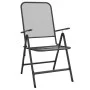 Silla jardín plegable 2 uds antracita malla metálica expandida de vidaXL, Sillas de jardín - Ref: Foro24-317340, Precio: 76,7...
