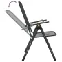 Silla jardín plegable 2 uds antracita malla metálica expandida de vidaXL, Sillas de jardín - Ref: Foro24-317340, Precio: 76,7...
