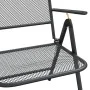 Silla jardín plegable 2 uds antracita malla metálica expandida de vidaXL, Sillas de jardín - Ref: Foro24-317340, Precio: 76,7...