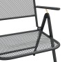 Silla jardín plegable 2 uds antracita malla metálica expandida de vidaXL, Sillas de jardín - Ref: Foro24-317340, Precio: 75,1...