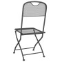 Silla jardín plegable 2 uds antracita malla metálica expandida de vidaXL, Sillas de jardín - Ref: Foro24-317338, Precio: 100,...