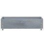 Jardinera de madera maciza de pino gris 80x60 cm en Macetas y jardineras | Comprar online en Foru.es