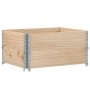 Jardinera de madera maciza de pino 80x60 cm en Macetas y jardineras | Comprar online en Foru.es