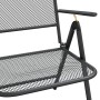 Silla jardín plegable 4 uds antracita malla metálica ampliada de vidaXL, Sillas de jardín - Ref: Foro24-317341, Precio: 138,0...