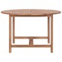 Mesa de comedor de jardín madera maciza de teca Ø110x75 cm de vidaXL, Mesas de jardín - Ref: Foro24-318476, Precio: 226,27 €,...