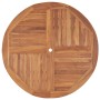 Mesa de comedor de jardín madera maciza de teca Ø110x75 cm de vidaXL, Mesas de jardín - Ref: Foro24-318476, Precio: 226,27 €,...