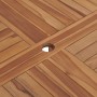 Mesa de comedor de jardín madera maciza de teca Ø110x75 cm de vidaXL, Mesas de jardín - Ref: Foro24-318476, Precio: 226,27 €,...