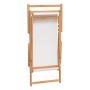 Silla de playa plegable de madera maciza de teca crema de vidaXL, Sillas de jardín - Ref: Foro24-317696, Precio: 106,20 €, De...