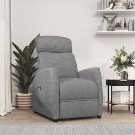 Sillón elevable tela gris claro en Sillones | Comprar online en Foru.es
