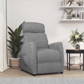 Sillón elevable tela gris claro en Sillones | Comprar online en Foru.es