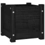 Jardinera de madera maciza de pino negro 31x31x31 cm de vidaXL, Maceteros y jardineras - Ref: Foro24-810530, Precio: 20,92 €,...