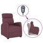 Sillón elevable tela morado en Sillones | Comprar online en Foru.es