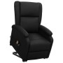 Sillón elevable cuero sintético negro en Sillones | Comprar online en Foru.es