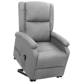 Sillón elevable tela gris claro en Sillones | Comprar online en Foru.es
