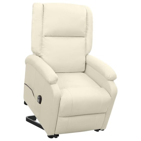 Sillón elevable tela crema en Sillones | Comprar online en Foru.es