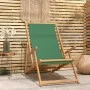 Silla de playa plegable de madera maciza de teca verde de vidaXL, Sillas de jardín - Ref: Foro24-317699, Precio: 72,76 €, Des...