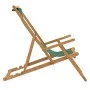 Silla de playa plegable de madera maciza de teca verde de vidaXL, Sillas de jardín - Ref: Foro24-317699, Precio: 72,76 €, Des...