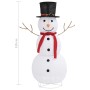 Muñeco de nieve de Navidad con luces LED tela lujosa 120 cm en Decoración Festiva y Estacional | Comprar online en Foru.es