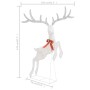 Reno decorativo de Navidad blanco 120 LEDs blanco frío en Decoración Festiva y Estacional | Comprar online en Foru.es