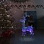 Reno de Navidad 90 LEDs acrílico 60x16x100 cm en Decoración Festiva y Estacional | Comprar online en Foru.es