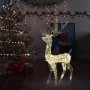 Adorno reno de Navidad acrílico blanco cálido 140 LEDs 120 cm en Decoración Festiva y Estacional | Comprar online en Foru.es