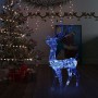 Adorno de reno de Navidad acrílico azul 140 LEDs 120 cm en Decoración Festiva y Estacional | Comprar online en Foru.es