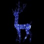 Adorno de reno de Navidad acrílico azul 140 LEDs 120 cm en Decoración Festiva y Estacional | Comprar online en Foru.es
