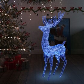 Reno navideño acrílico XXL 250 LEDs azules 180 cm en Decoración Festiva y Estacional | Comprar online en Foru.es