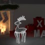 Reno de Navidad con malla 306 LED 60x24x89 cm en Decoración Festiva y Estacional | Comprar online en Foru.es