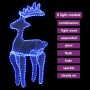 Reno de Navidad con malla 306 LED 60x24x89 cm en Decoración Festiva y Estacional | Comprar online en Foru.es