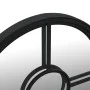 Espejo de hierro redondo negro para uso interior 60x4 cm de vidaXL, Espejos - Ref: Foro24-3093530, Precio: 90,47 €, Descuento: %