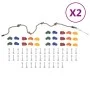 Presas de escalada con cuerda 50 piezas multicolor de vidaXL, Escalada - Ref: Foro24-3094306, Precio: 111,61 €, Descuento: %