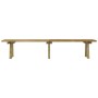 Banco de jardín madera maciza de pino impregnada 220 cm de vidaXL, Bancos de jardín - Ref: Foro24-318175, Precio: 87,93 €, De...